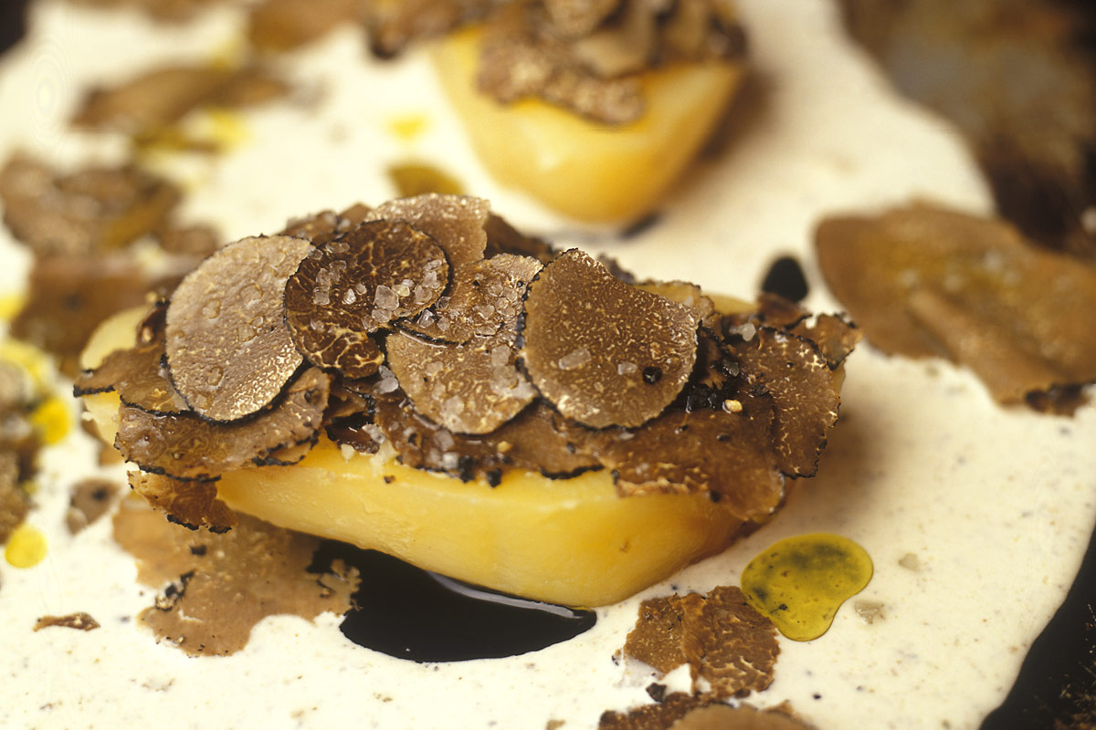 Chez Bruno - Nos recettes - Pomme de Terre aux Truffes